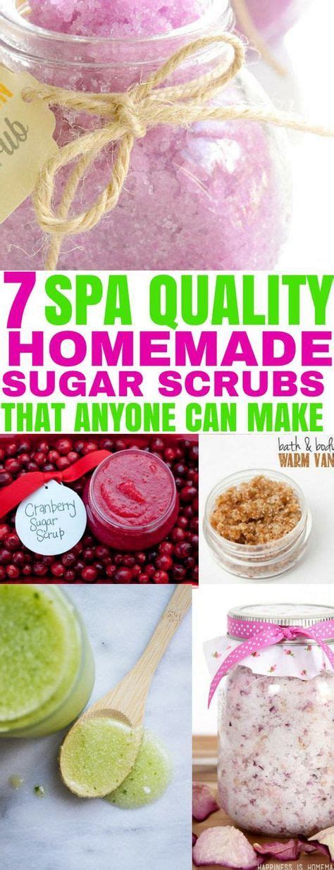 Oats, sugar and honey scrub. 7 DIY Sugar Scrubs for Beautiful Glowing Skin | Sugar ...