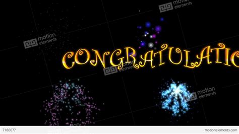 Congratulations Fireworks Clip Art