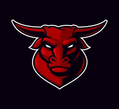 Bull Mascot Logo