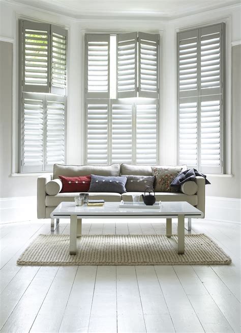 Simple Modern Window Shutters With Low Cost Home Decorating Ideas