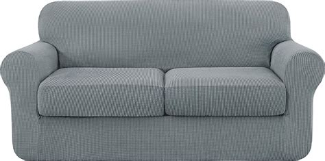 Subrtex 2 Seater Sofa Cover With 2 Separate Cushion Covers Stretch