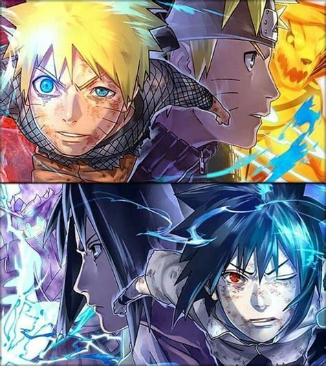 Naruto Vs Sasuke Em 2020 Anime Personagens De Anime Naruto