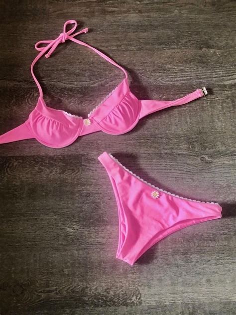 daisy babe bikini pink swimsuit bikinis pink swimsuit bikinis