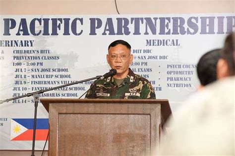 Philippine Army Brig Gen Rolando Malinao Speaks During Picryl