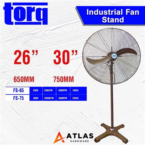 Torq Industrial Stand Fan Shopee Philippines