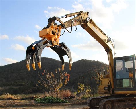 Woodlog Grapple For Excavator Oem Attachments Jiangtu