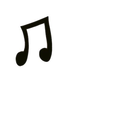 Similar with music notes silhouette png. Color Music Notes Sticker for iOS & Android | GIPHY