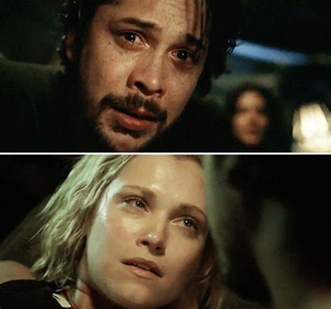 The perfect the100 maywemeetagain animated gif for your conversation. Bellamy Blake saves Clarke's life😭💛 | The 100 quotes, Bellarke, The 100