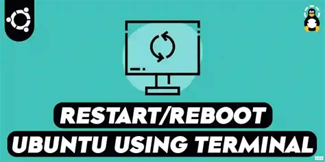 How To Restart Reboot Ubuntu Using Terminal Its Linux FOSS