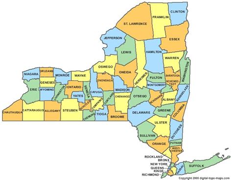 A Guide To New York Counties With Map And Interesting Facts You Need