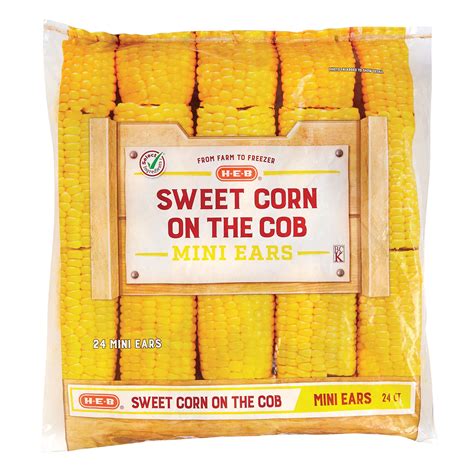 H E B Frozen Sweet Mini Corn On The Cob Shop Corn At H E B