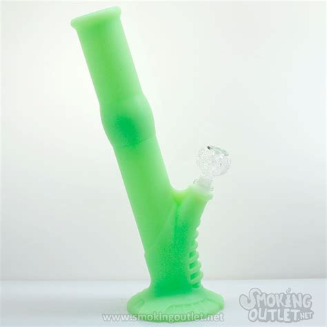 Diffused Downstem Perc Six Piece Silicone Bong Smoking Outlet