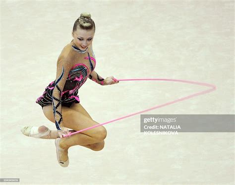 Olga Pavlenko Of The United States Performs With The Rope During The