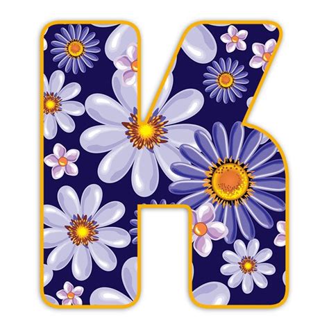 There are 21 consonant letters in the alphabet: Buchstabe - Letter K | Alphabet floral, Lettering alphabet ...