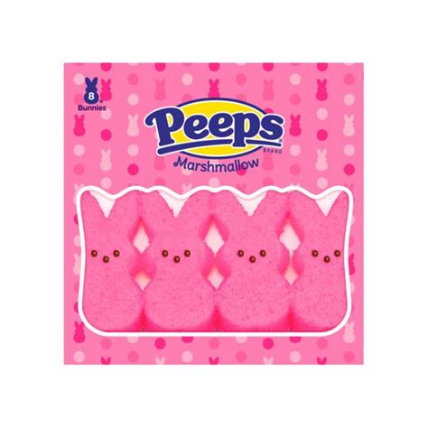 Peeps 8ct Pink Marshmallow Bunnies Shop Peeps And Company