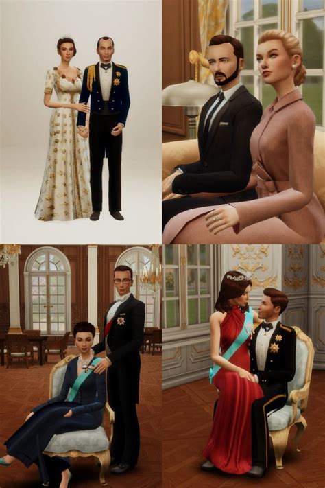 Glitterberrysims Royal Posepack V2 Sims 4 Couple Poses Royal Clothes