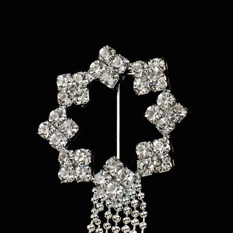 crystal brooch for dress