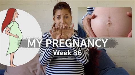 Pregnancy Week 36 Stretch Marks Pimples Gassy Belly Button