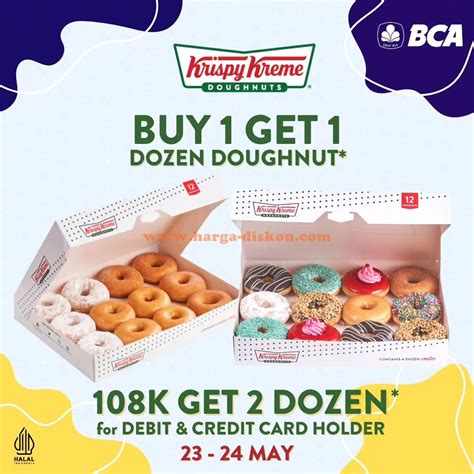Promo Krispy Kreme Buy One Get One Free Periode 23 24 Mei 2023 News