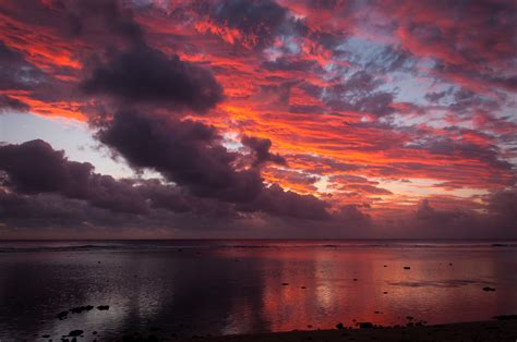 Sunset Over The South Pacific Ed Okeeffe Photography
