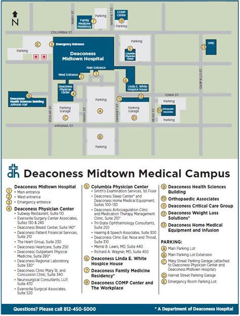 Deaconess Gateway Campus Map And Parking Images And Photos Finder