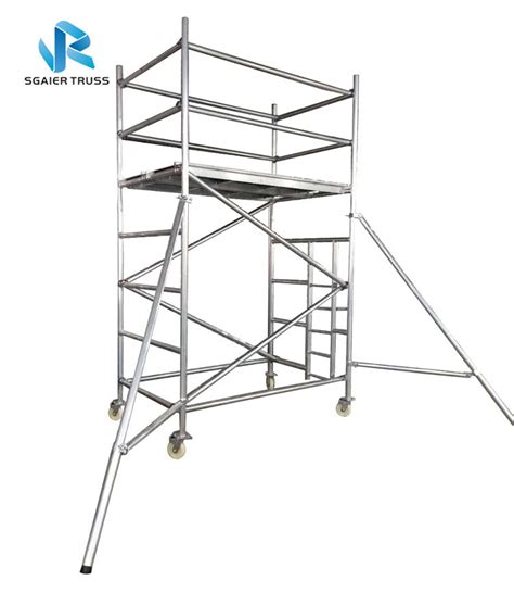 Aluminium Alloy Scaffold Tower Durable Extension Ladder Scaffolding Beam
