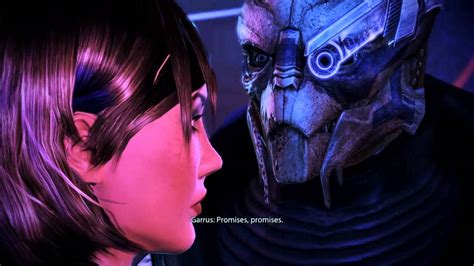 Mass Effect 3 Citadel Dlc Meeting Garrus At The Bar Femshep Romance