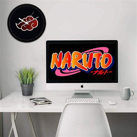 Naruto Akatsuki Logo Wall Clock Epic Stuff