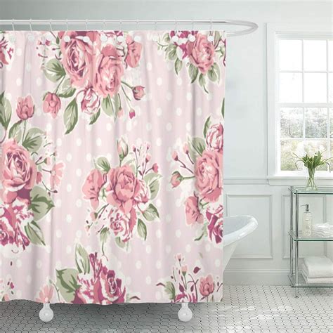 Ksadk Colorful Flower Pattern Collection Pink Vintage And Dots Green
