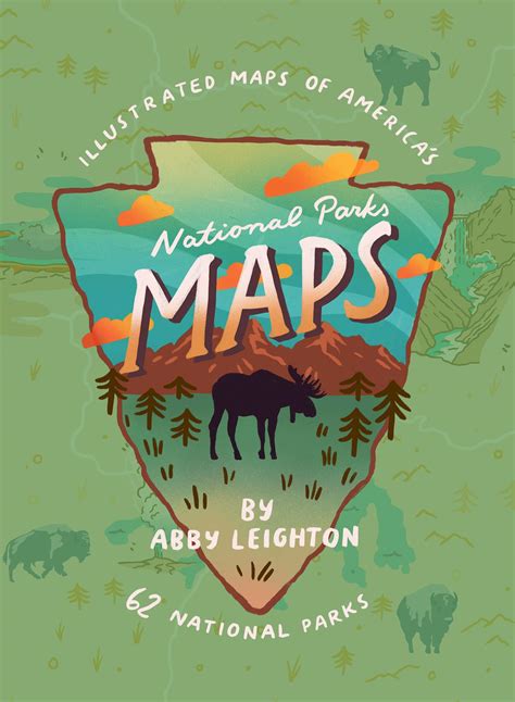 National Parks Maps Illustrated Maps Of Americas 62 National Parks