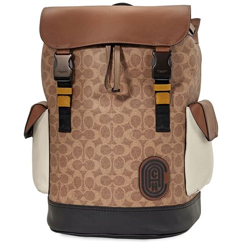 Coach Men's Signature Canvas Rivington Backpack - Coach - Handbags ...