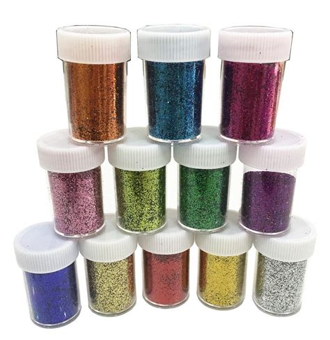 Glitter Powder Pack Of 12 Daily Stationery