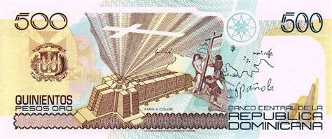 banknote index dominican republic 500 peso oro p140a