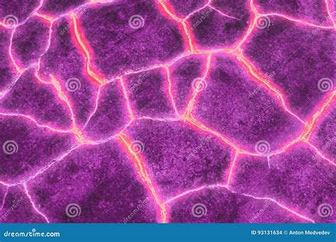 Violet Retro Magmatic Fire Lava Stock Photo Image Of Macro Abstract