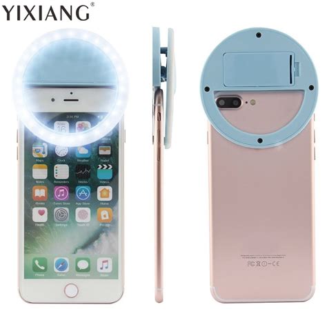 Yixiang Mini Clip On Mobile Phone Selfie Ring Selfie Led Light Lamp