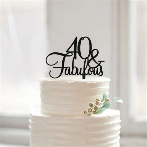 Top More Than 147 40th Anniversary Cake Topper Vn