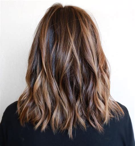 This is a demonstration on how to do blonde highlights over brown hair color all within one application. 50 Dark Brown Hair with Highlights Ideas for 2020 - Hair ...