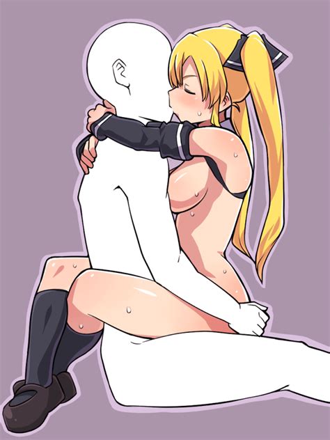 Rule 34 Artist Request Blonde Hair Blush Breasts Character Request