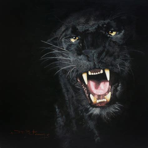 Black Panther Painting By Best Art Artmajeur