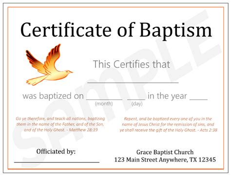 This certificate has been hosted for the ca final and ca ipcc exams. Baptism Certificates - BaptismalRobes.net