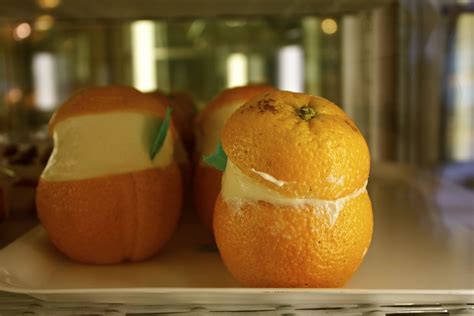 Orange Gelato In An Orange Gambrinus Napoli Gelato Oranges