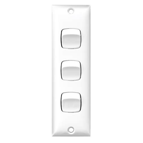 Hpm Architrave 3 Gang Switch Bunnings Warehouse