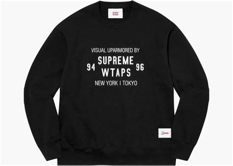 Supreme WTAPS Crewneck Black Hype Clothinga