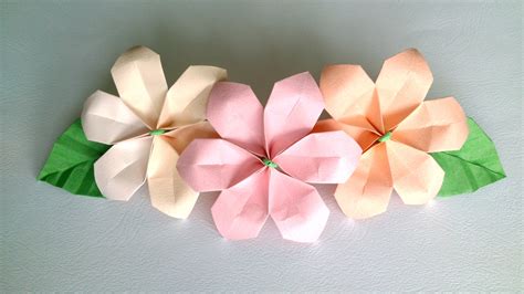 Origami Flower Сute And Easy Paper Flowers For Decoration Youtube