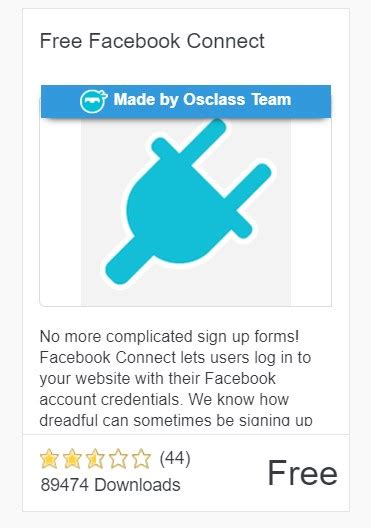 Free Social Login Plugin For Osclass Facebook Login For Osclass