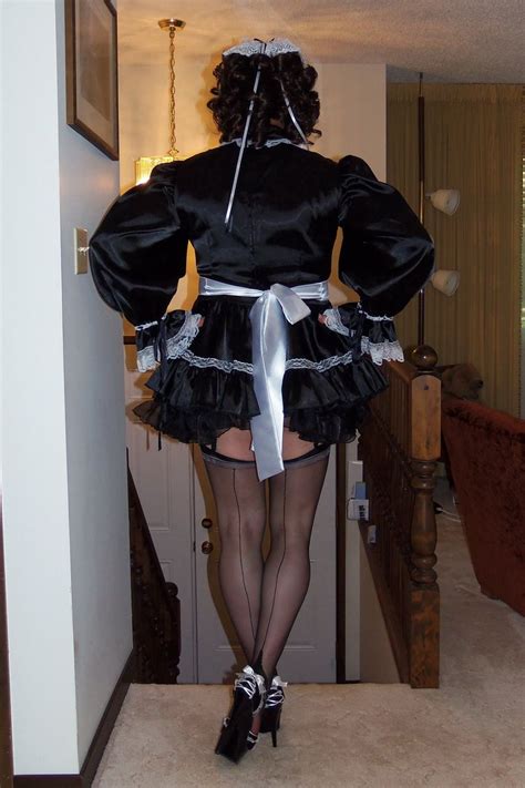 sexy lockable g793 satin maid uniform my dress is made with high shine satin and adorned with