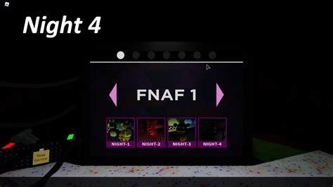 Night 4 Fnaf 1 Roblox Fnaf Support Requested Youtube