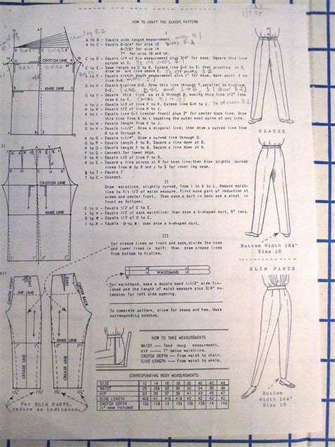 Understanding A Pattern Instructions On Sewing Gurbakshtitas
