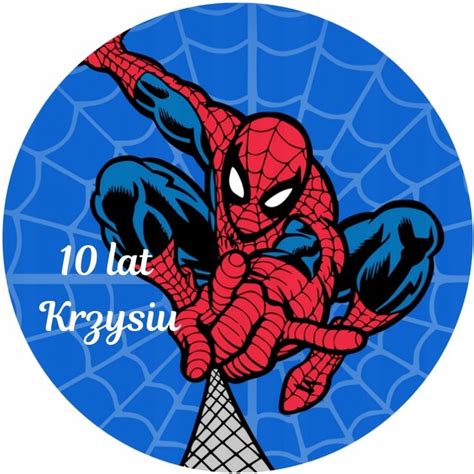 Op Atek Na Tort Spiderman Sie Blue Gratis Napis