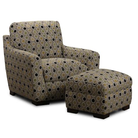 Simon Li Alpha 6948 1a Patterned Upholstered Accent Chair Brown